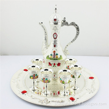 Zinc Alloy Enamel Home Decorative Wine Gift Set TXX